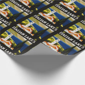 湖ヴィンテイタリアンージトラベルイタリア ラッピングペーパー (角)