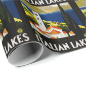 湖ヴィンテイタリアンージトラベルイタリア ラッピングペーパー (ロールコーナー)