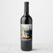 湖ヴィンテイタリアンージトラベルイタリア ワインラベル (正面)
