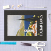 湖ヴィンテイタリアンージトラベルイタリア 薄葉紙 (クラフト)