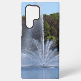 湖上の噴水 Samsung フォンケース Galaxy S22 Ultraケース