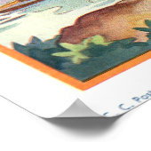 湖上の婦人をコケット ポスター (角)