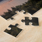 湖上の日の出はジグソーパズルを出血させました ジグソーパズル (側面)