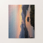 湖上の日の出はジグソーパズルを出血させました ジグソーパズル (縦)