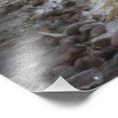 湖上公園ベンチin冬 フォトプリント            (角)