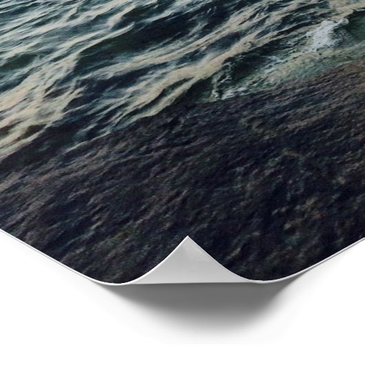 湖上海岸 ポスター (角)