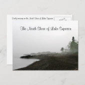 湖上端書の北岸 ポストカード (正面/裏面)