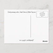 湖上端書の北岸 ポストカード (裏面)