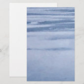 湖凍ってい抽象芸術 便箋 (正面/裏面)