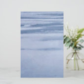 湖凍ってい抽象芸術 便箋 (スタンド正面)