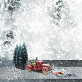 湖凍ってい氷とフレッシュ雪落ちた片 ラッピングペーパーシート