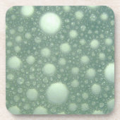 湖凍ってい氷の下の泡 コースター (正面)