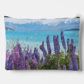 湖岸のラベンダー アクセサリーポーチ (裏面)