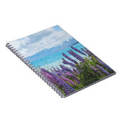 湖岸のラベンダー ノートブック (右側)