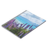 湖岸のラベンダー ノートブック (左側)