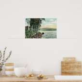 湖岸の景色 ポスター (キッチン)
