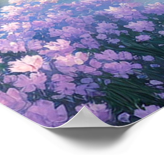 湖日本のの寺 ポスター (角)