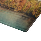 湖林木単図ガラス切断板 カッティングボード (角)