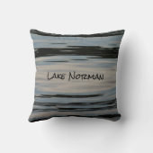 湖水のカスタマイズストライプの可能な装飾用クッション クッション (裏面)