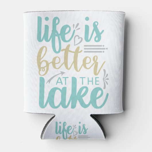 湖水の方が人生の方が好い 缶クーラー (正面)