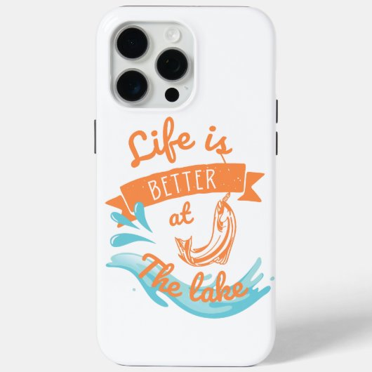 湖水の方が人生の方が好い Case-Mate iPhoneケース (裏面)