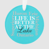 湖水の方が命が好いオーナメント オーナメント (正面)