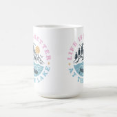 湖水の方が生きがいが好い コーヒーマグカップ (中央)