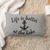 湖水は両岸の方が命だ | ランバークッション (ブランケット)