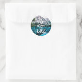 湖水は命が好い ラウンドシール (バッグ)