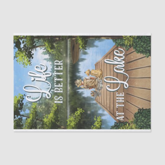 湖水は命が好い 薄葉紙 (正面)