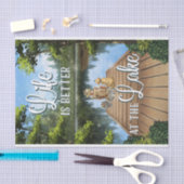 湖水は命が好い 薄葉紙 (クラフト)