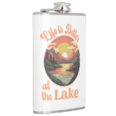 湖水は日の入り方が好い フラスク (右)