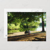 湖水は風が穏かだ ポストカード (正面/裏面)