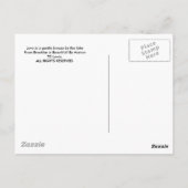 湖水は風が穏かだ ポストカード (裏面)