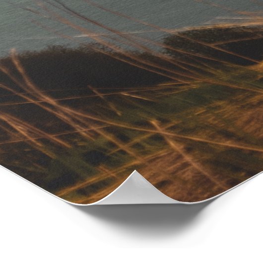 湖水写真 ポスター (角)