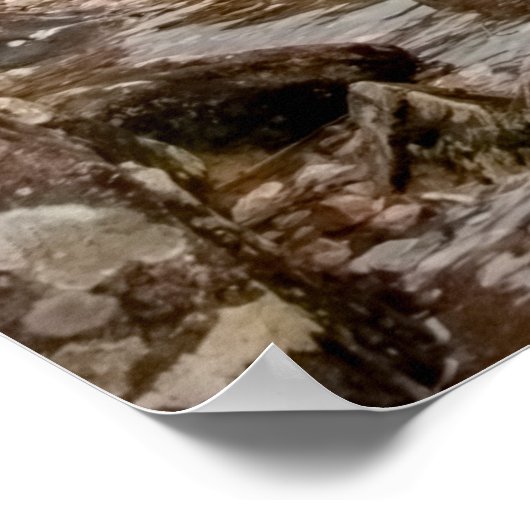 湖水地区の水 ポスター (角)