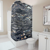 湖水波反射 シャワーカーテン (インサイチュ)