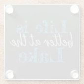 湖水航海のは命が好い | ガラスコースター (裏面)