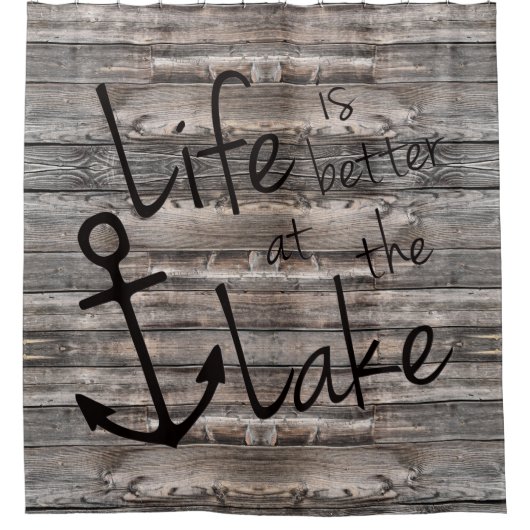 湖水航海のは命が好い | シャワーカーテン (正面)