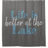 湖水航海のは命が好い | シャワーカーテン (正面)