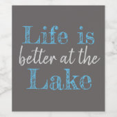 湖水航海のは命が好い | ワインラベル (シングルラベル)