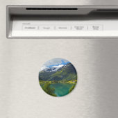 湖水風光明媚なノルウェー マグネット (インサイチュ (食洗機))