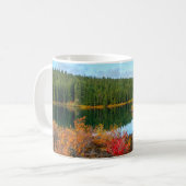 湖澄ん秋オレゴン山 コーヒーマグカップ (正面左)