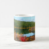 湖澄ん秋オレゴン山 コーヒーマグカップ (中央)