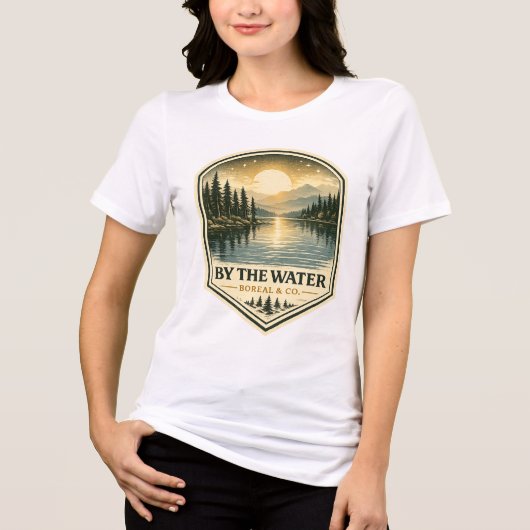 湖畔にて トライブレンドＴシャツ (正面)