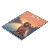 湖畔のアイリッシュセッター ノートブック (左側)