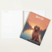 湖畔のアイリッシュセッター プランナー手帳 (ディスプレー)