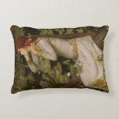 湖畔のオフィーリア by John William Waterhouse アクセントクッション (正面)