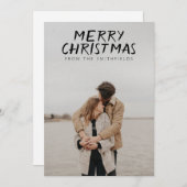 湖畔のクリスマス　ナチュラルトラベル シーズンカード (正面/裏面)