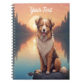 湖畔のシェパードコリー ノートブック (正面)